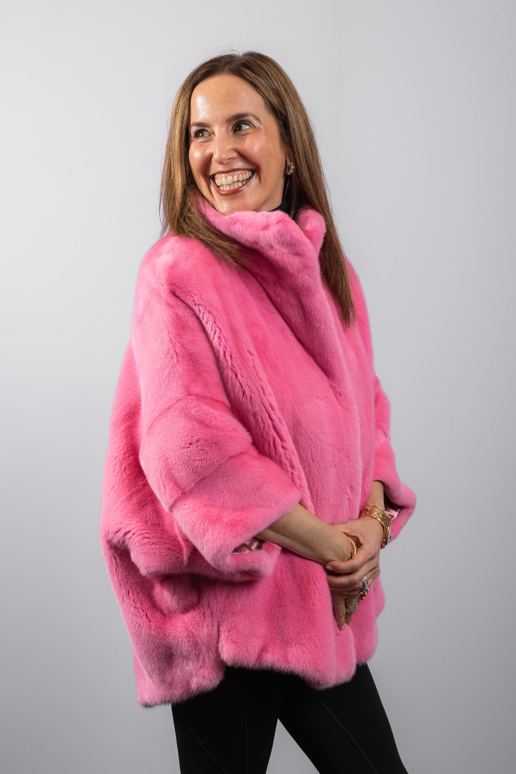 Bubblegum Mink Jacket