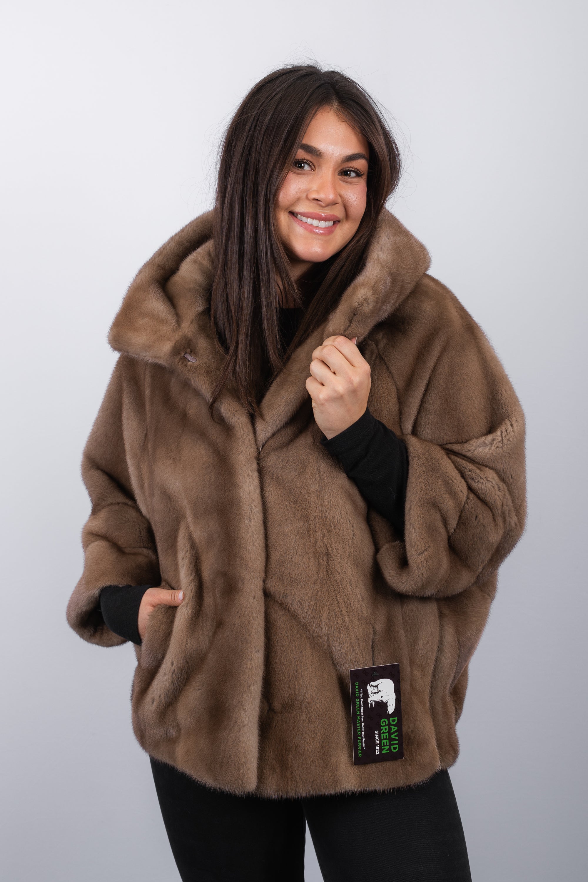 Natural Pastel Mink Jacket