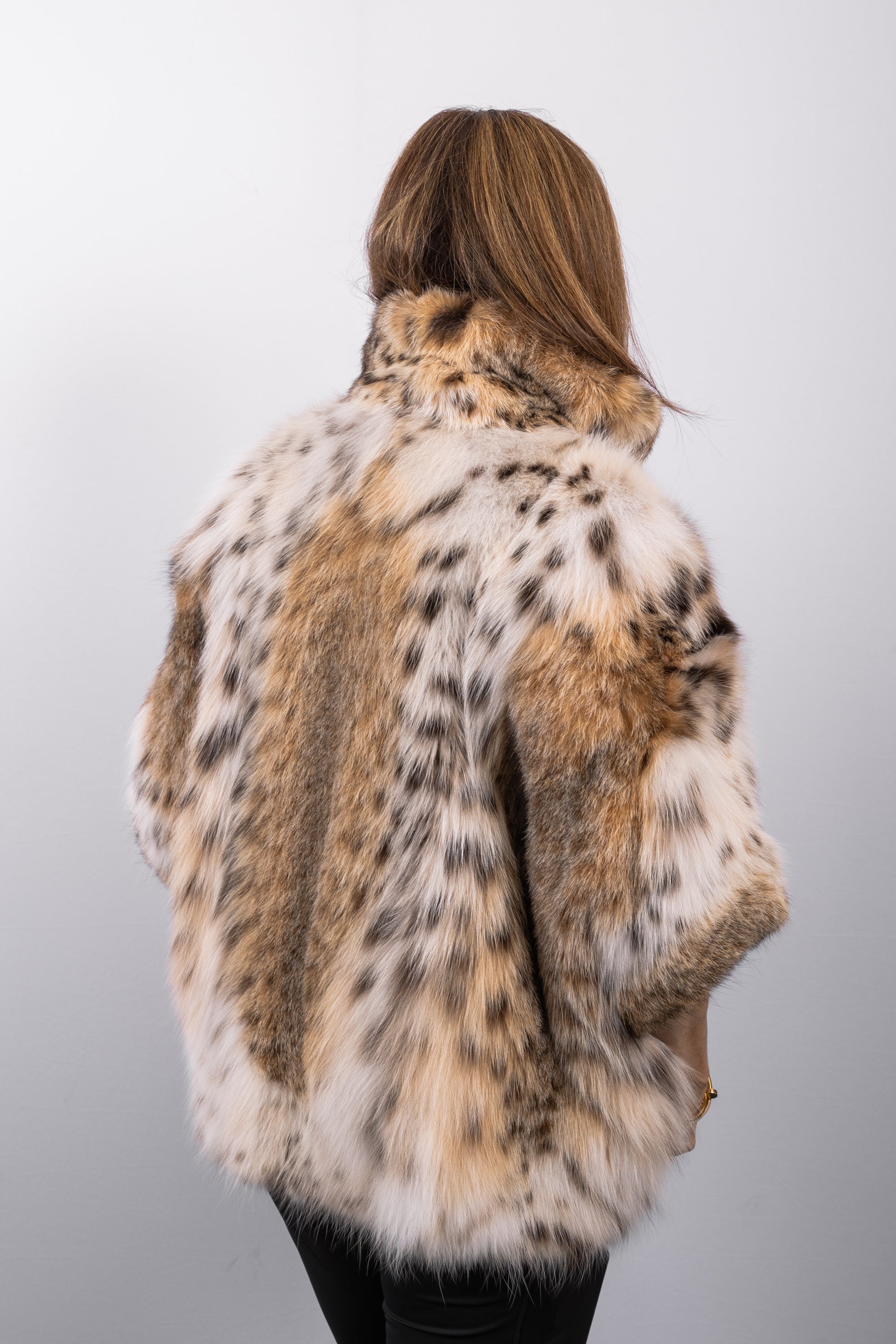 Natural Lynx Cat Jacket - Short Sleeve, Zipper