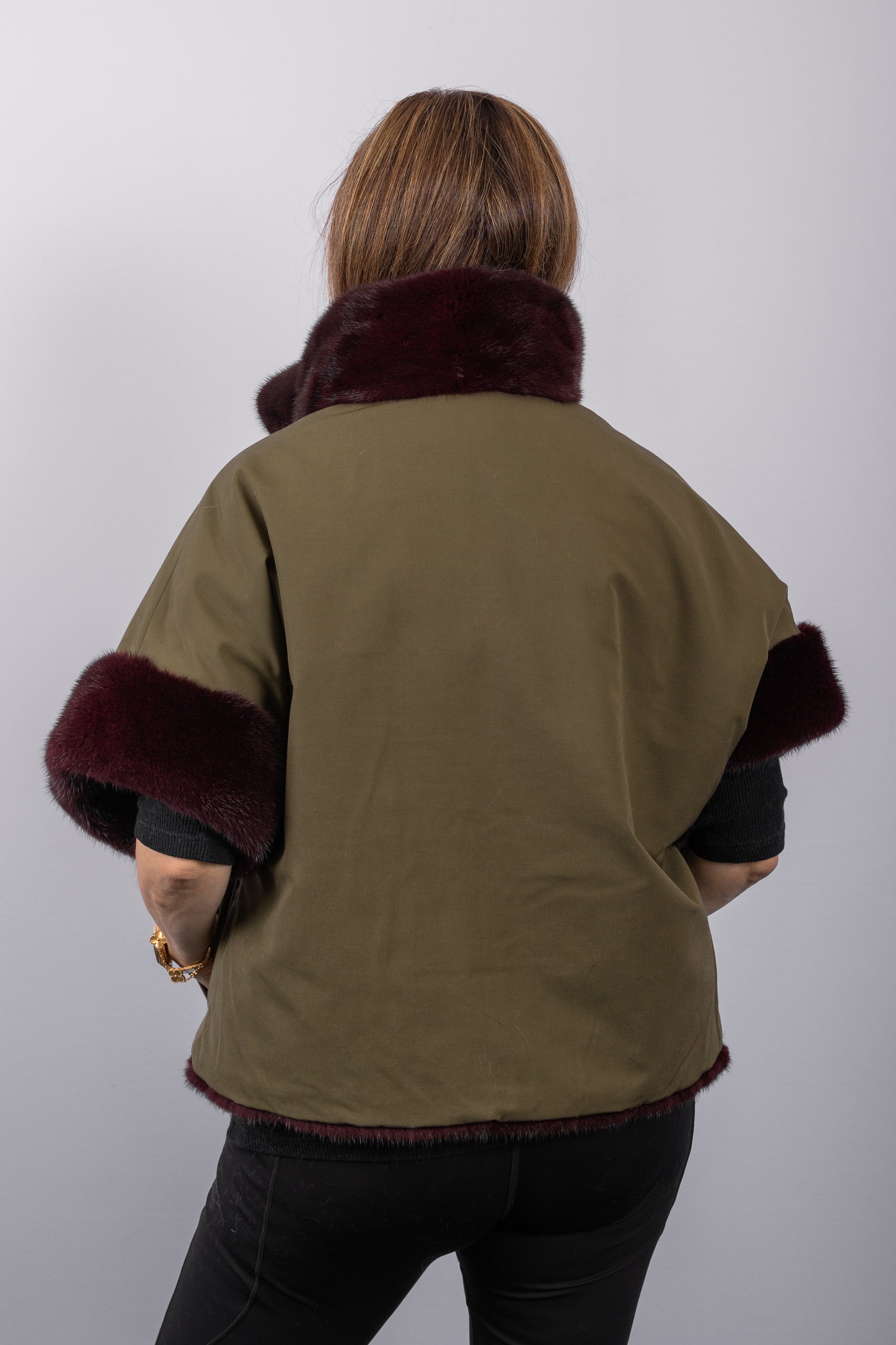 Merlot Mink Jacket