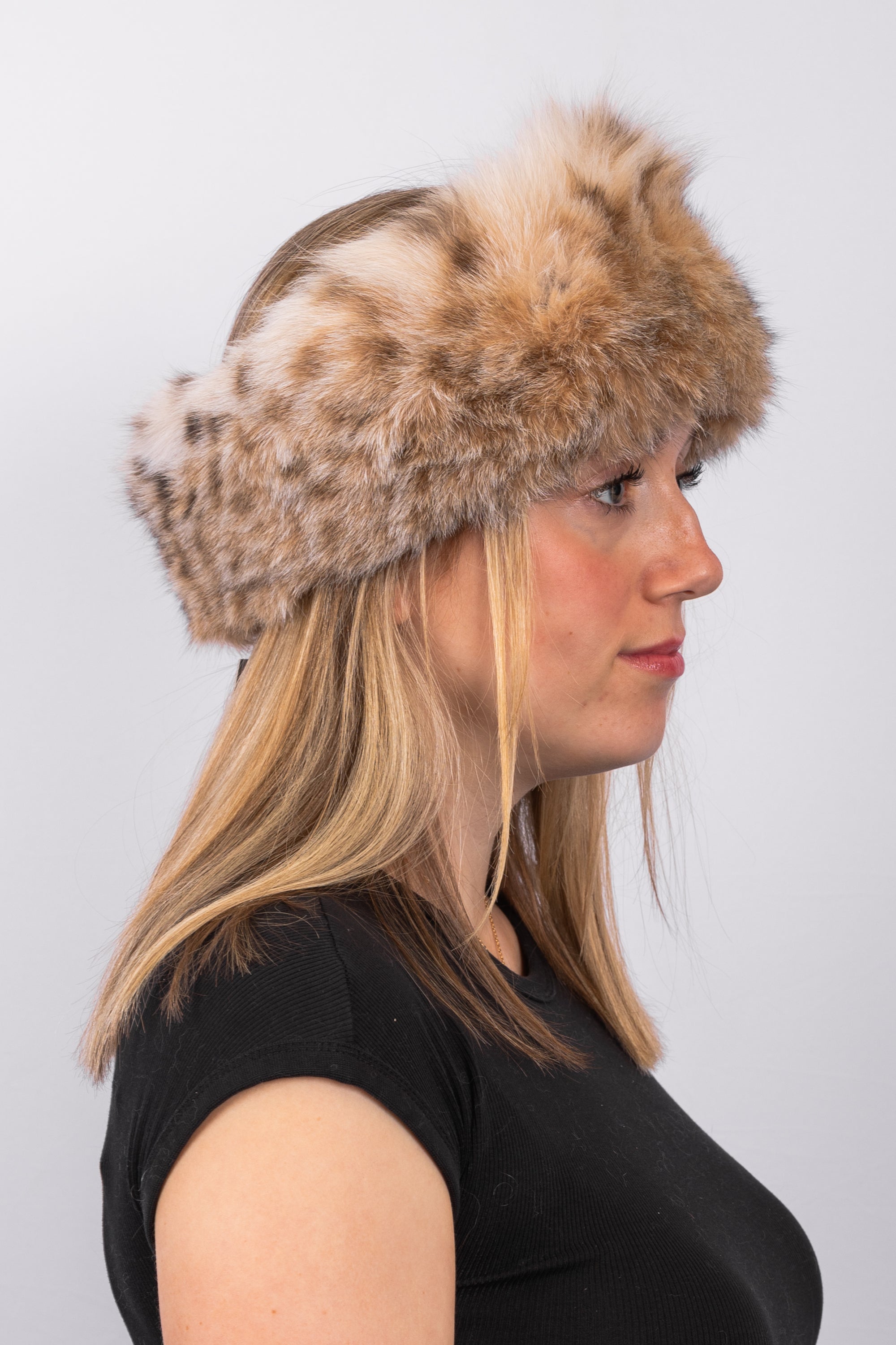 Natural Lynx Cat Headband