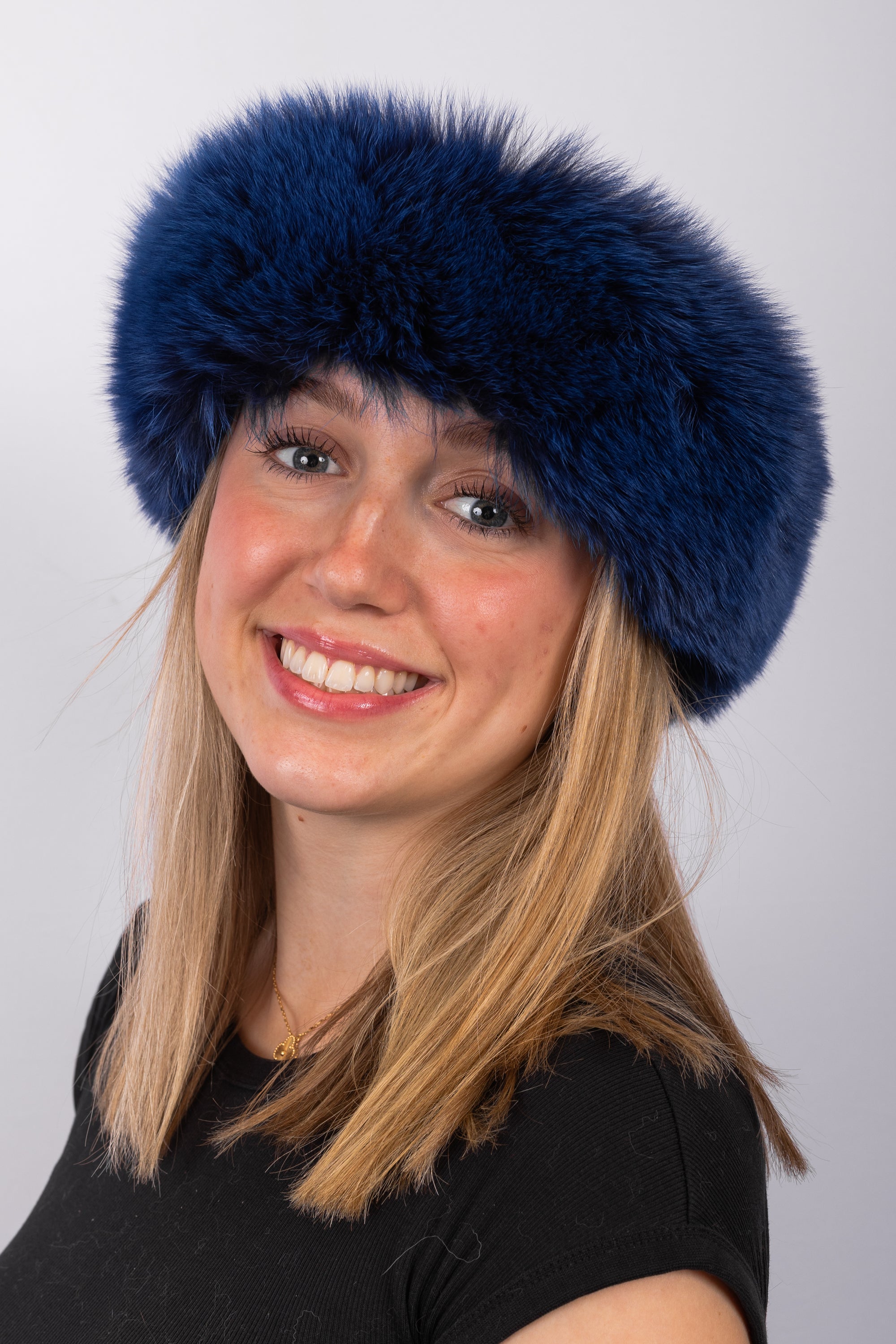 Royal Blue Fox Headband