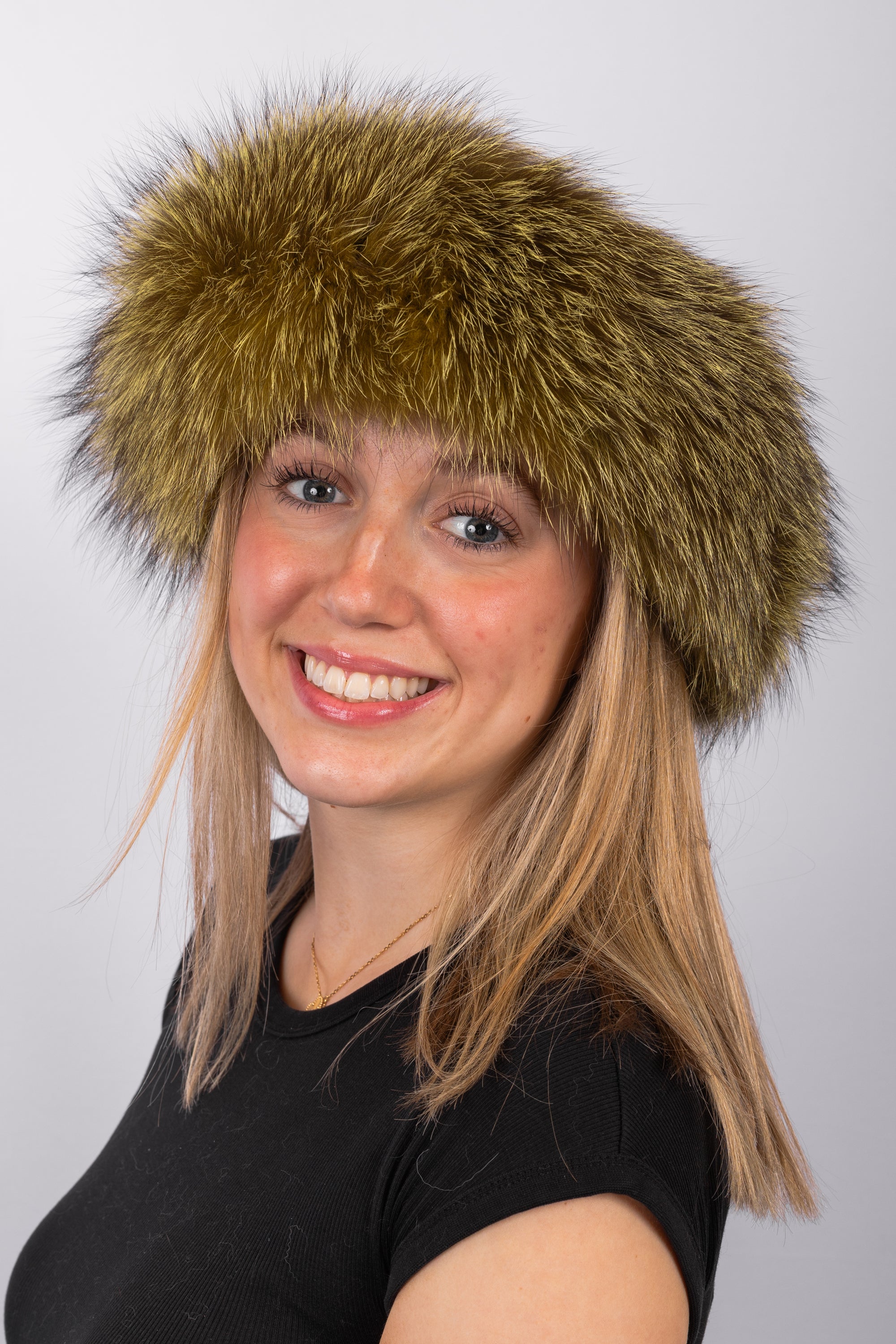 Dijon Indigo Fox Headband