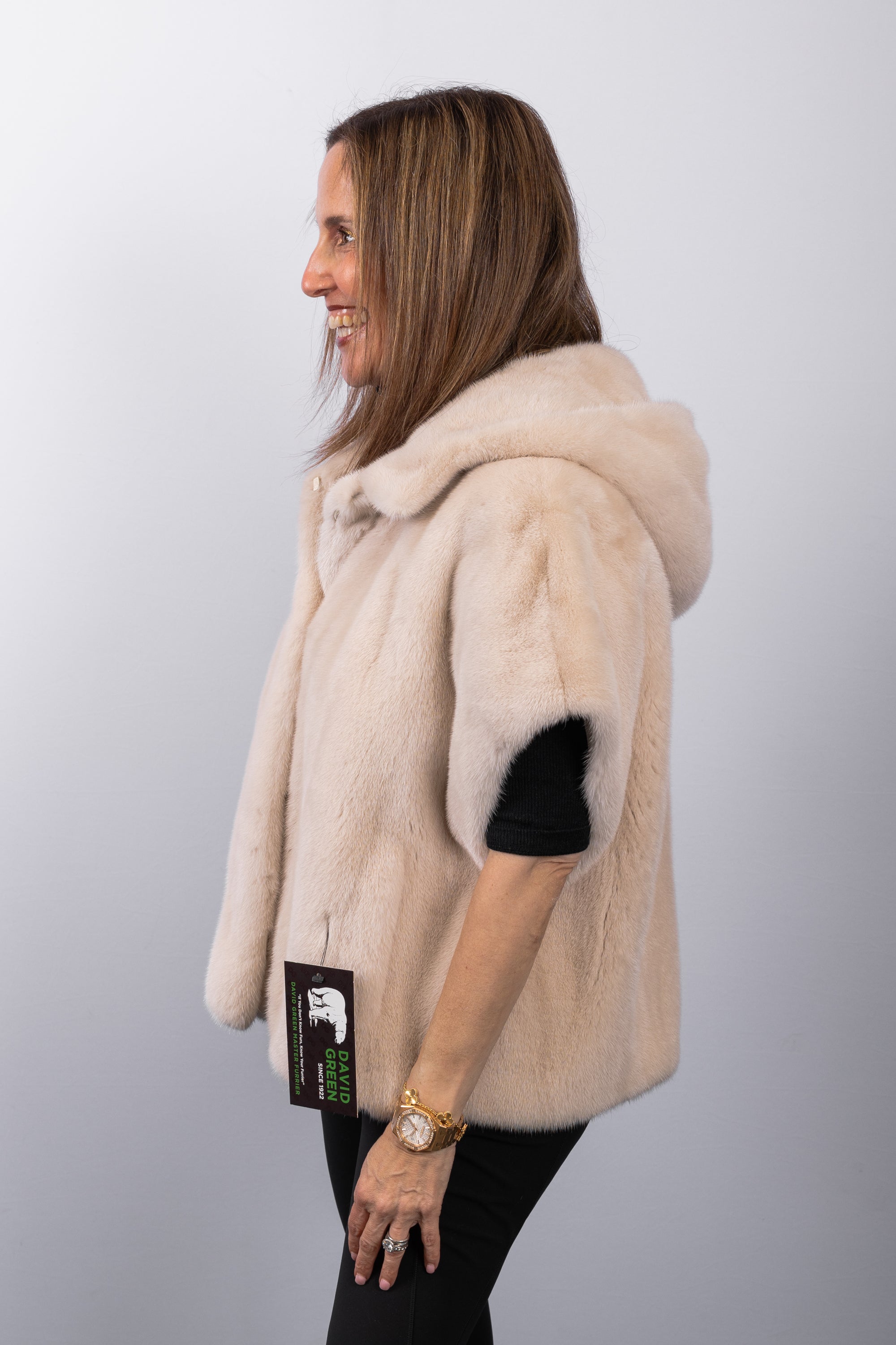 Champagne Pearl Mink Vest