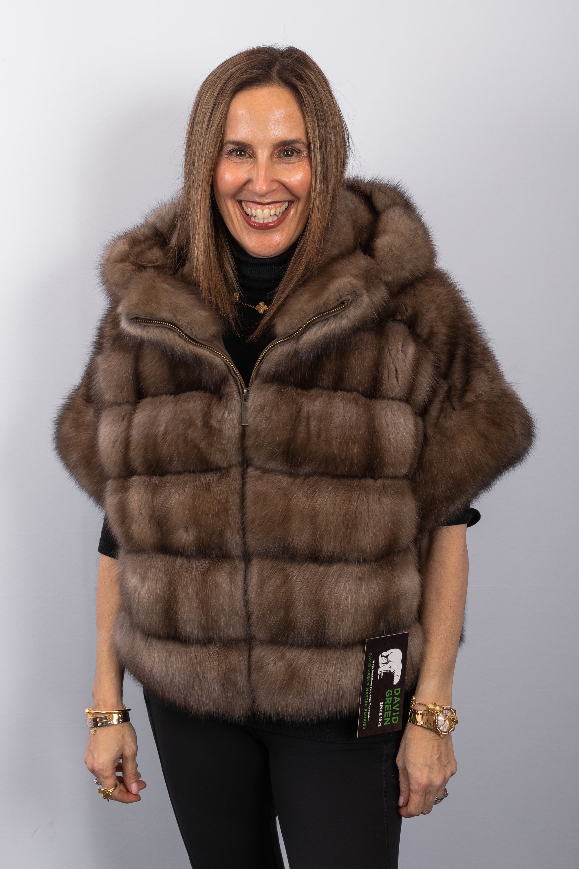Natural Tortora Russian Sable Jacket
