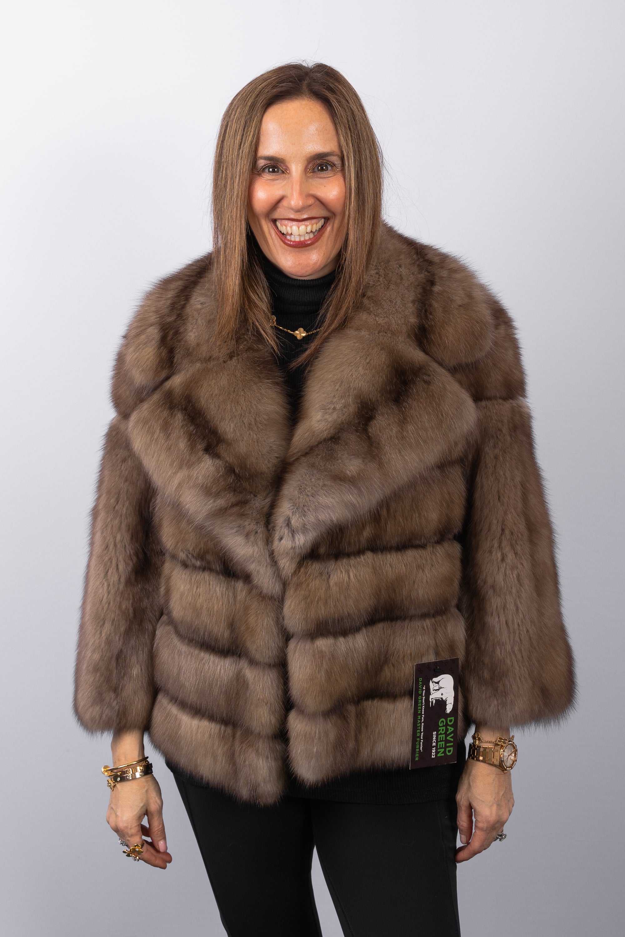 Natural Tortora Russian Sable Jacket
