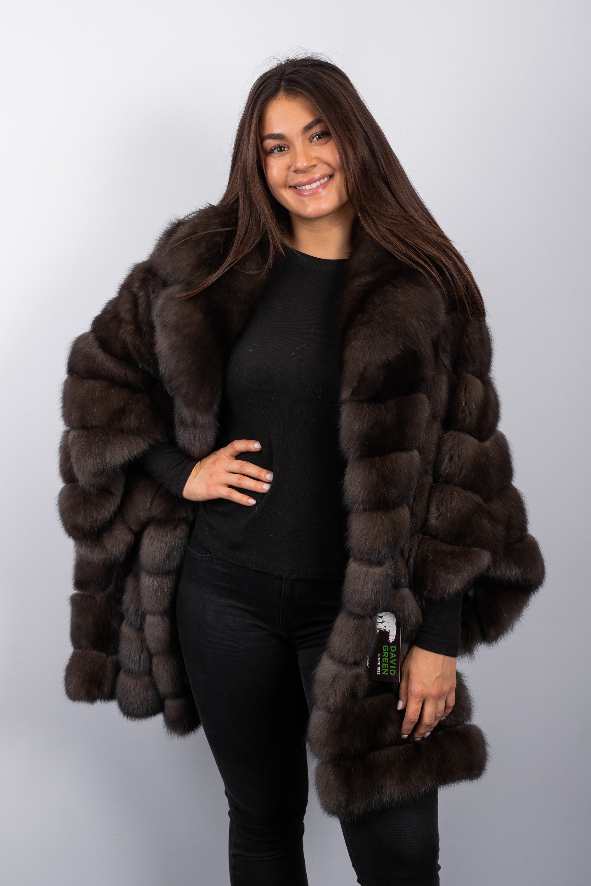 Natural Russian Sable Jacket