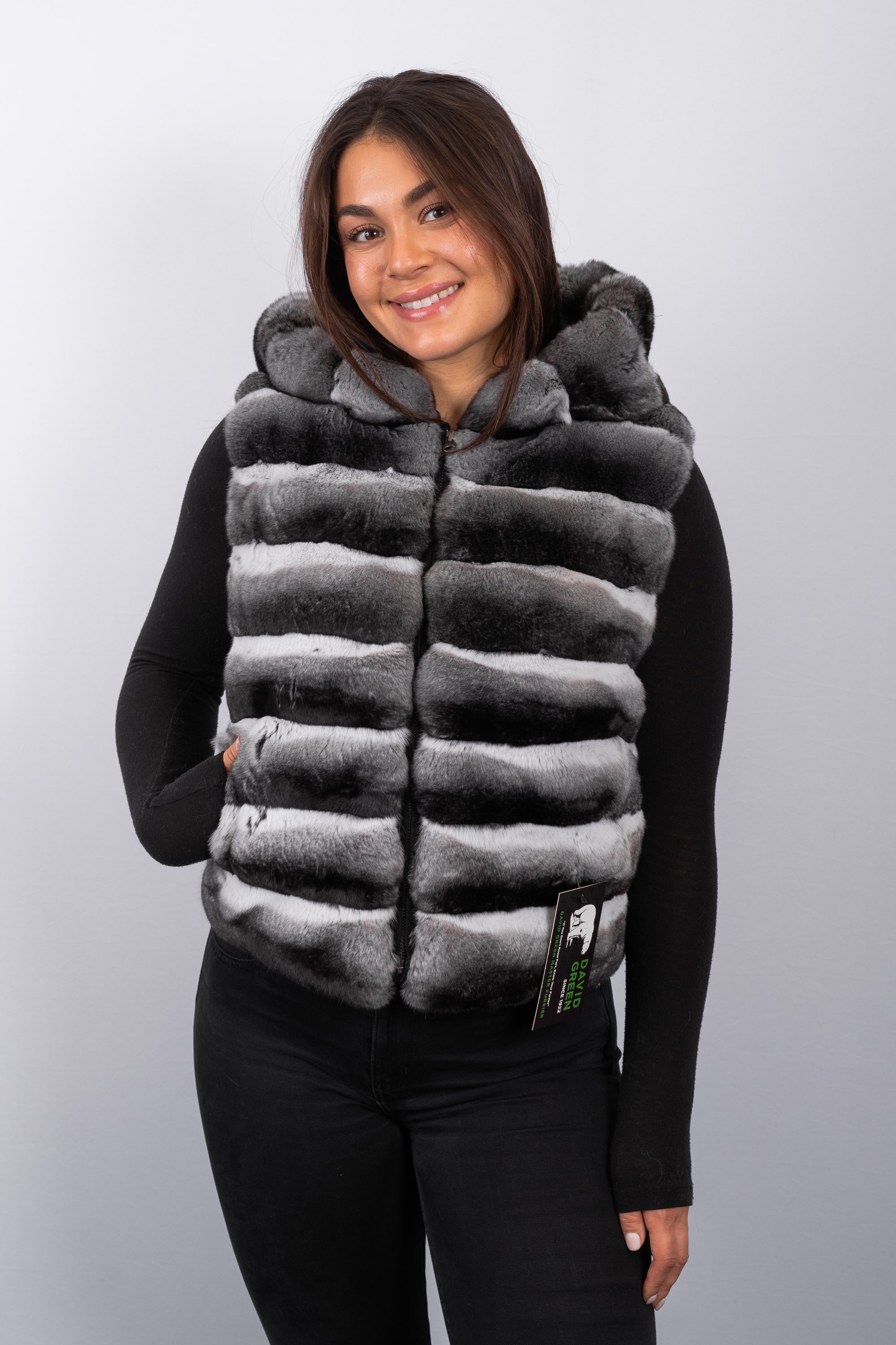 Natural Chinchilla Vest
