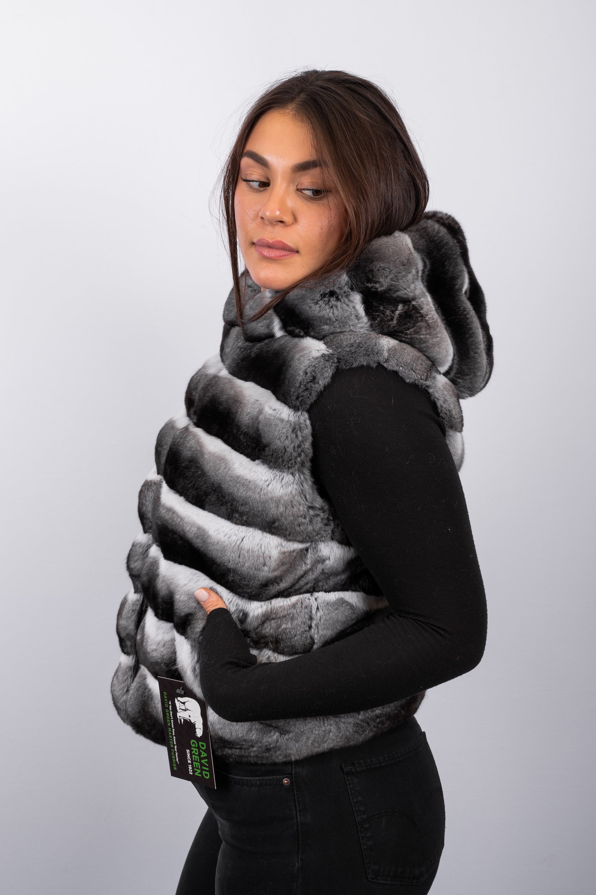 Natural Chinchilla Vest
