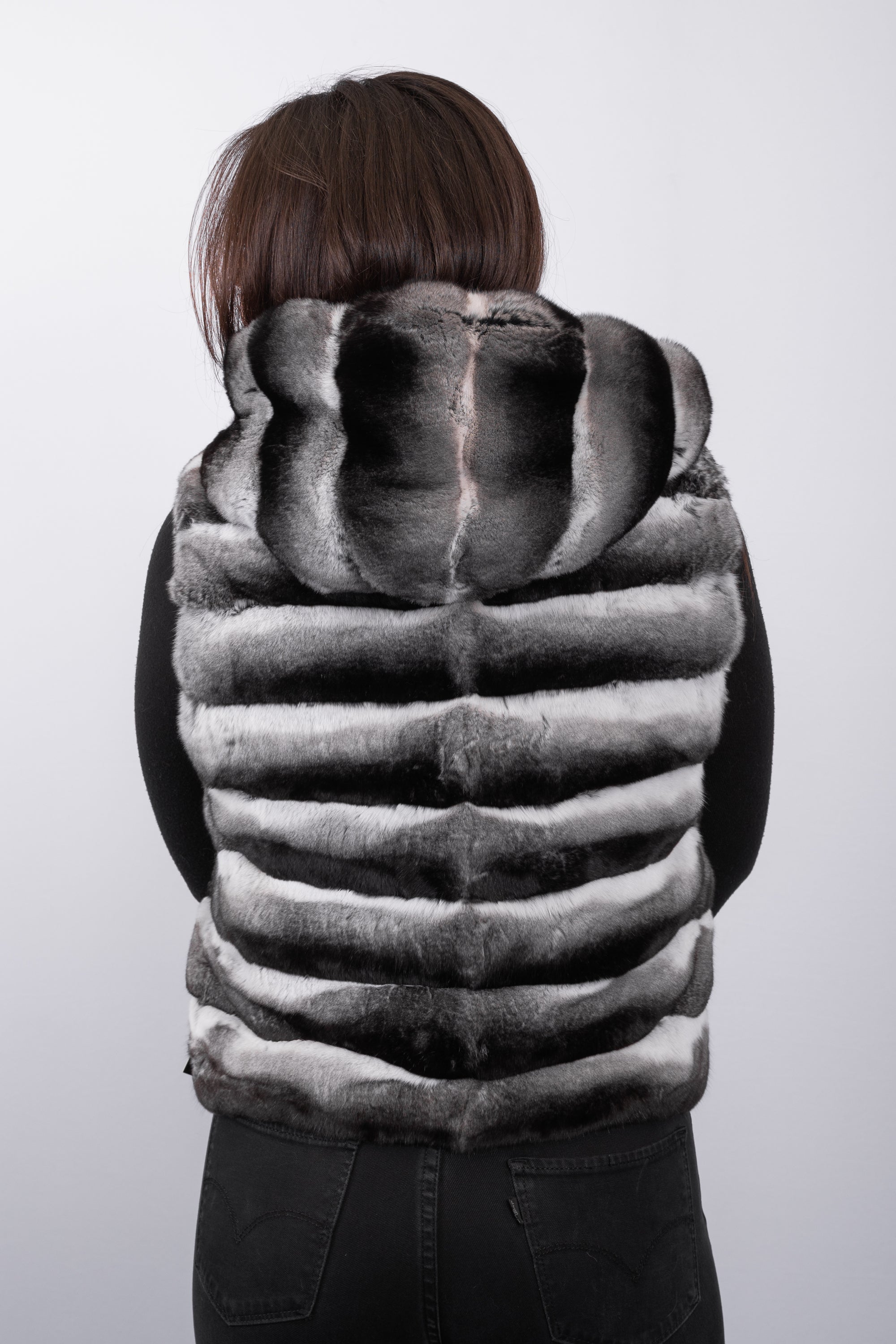 Natural Chinchilla Vest