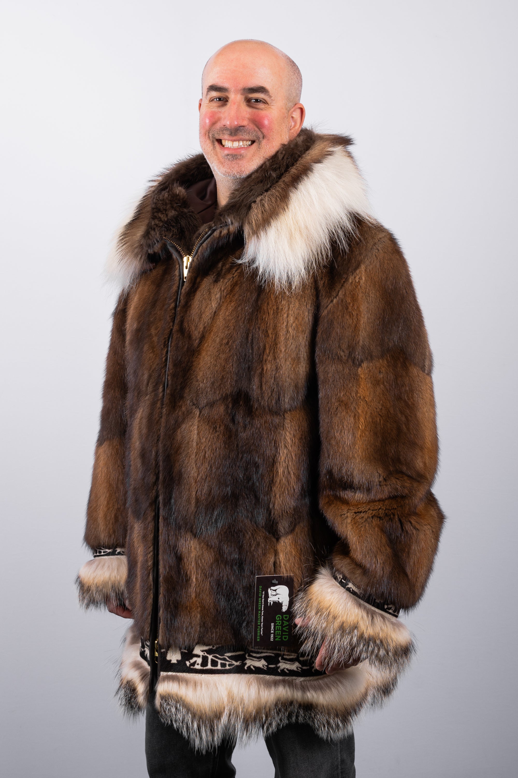 Natural Muskrat Parka