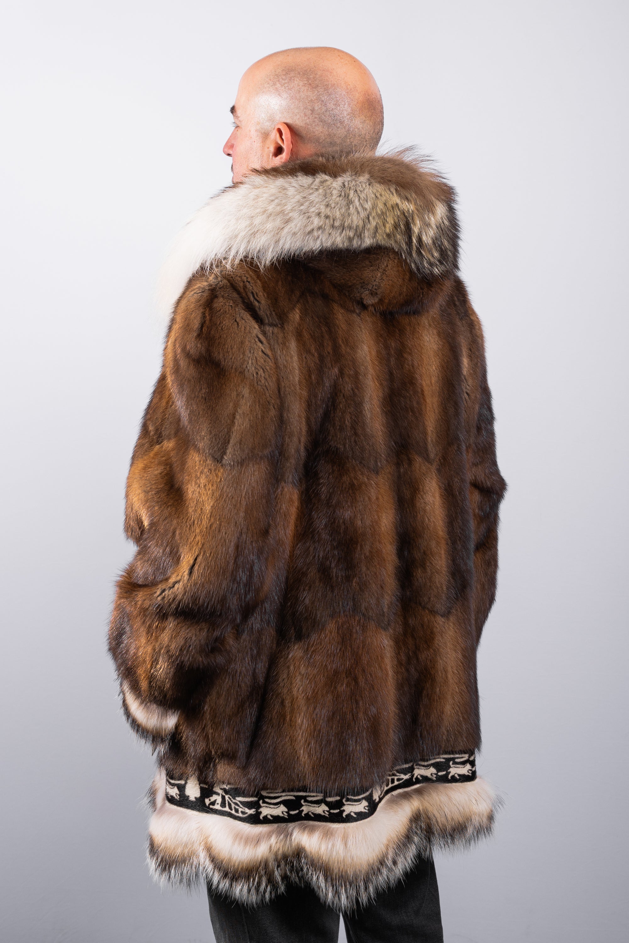 Natural Muskrat Parka
