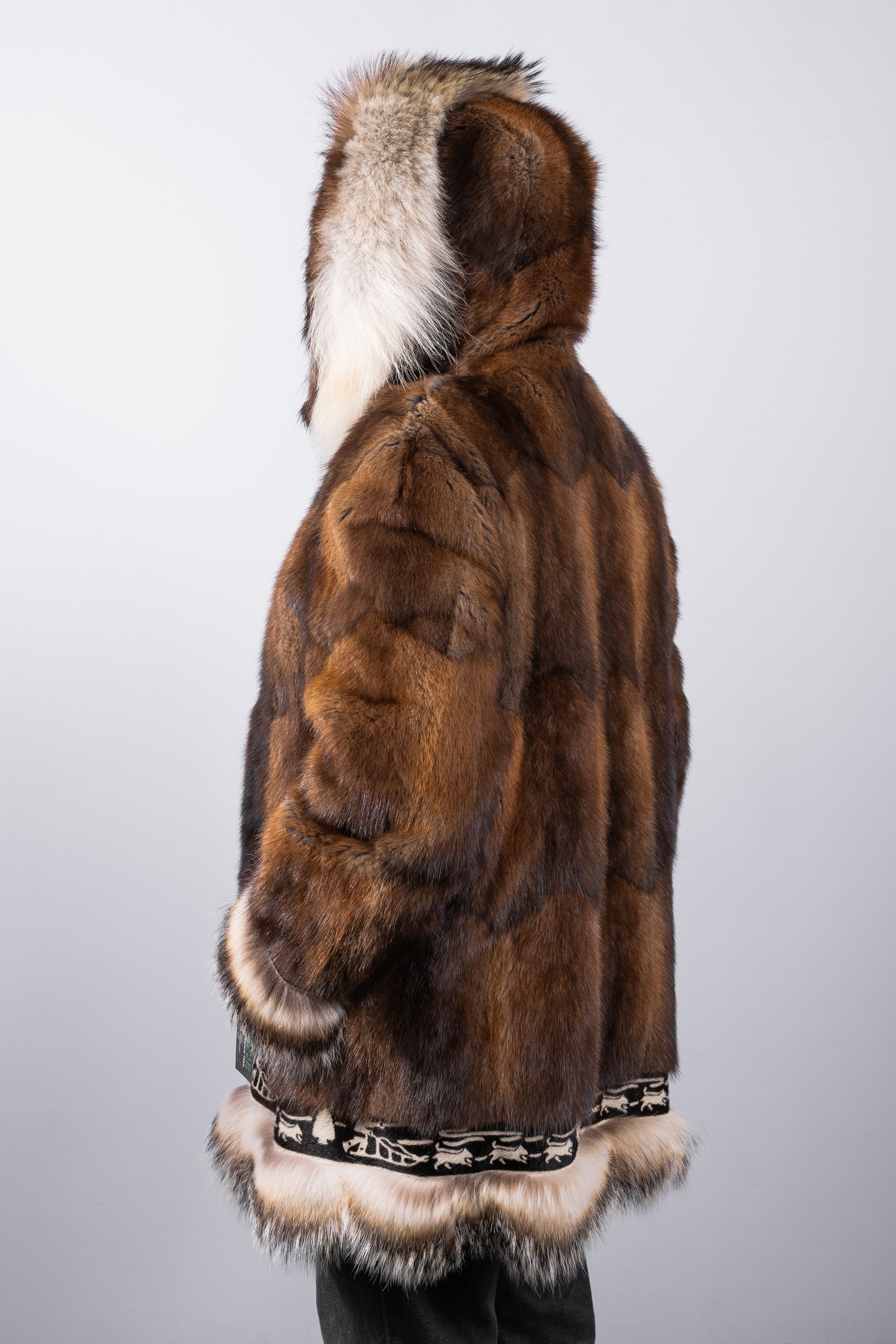 Natural Muskrat Parka