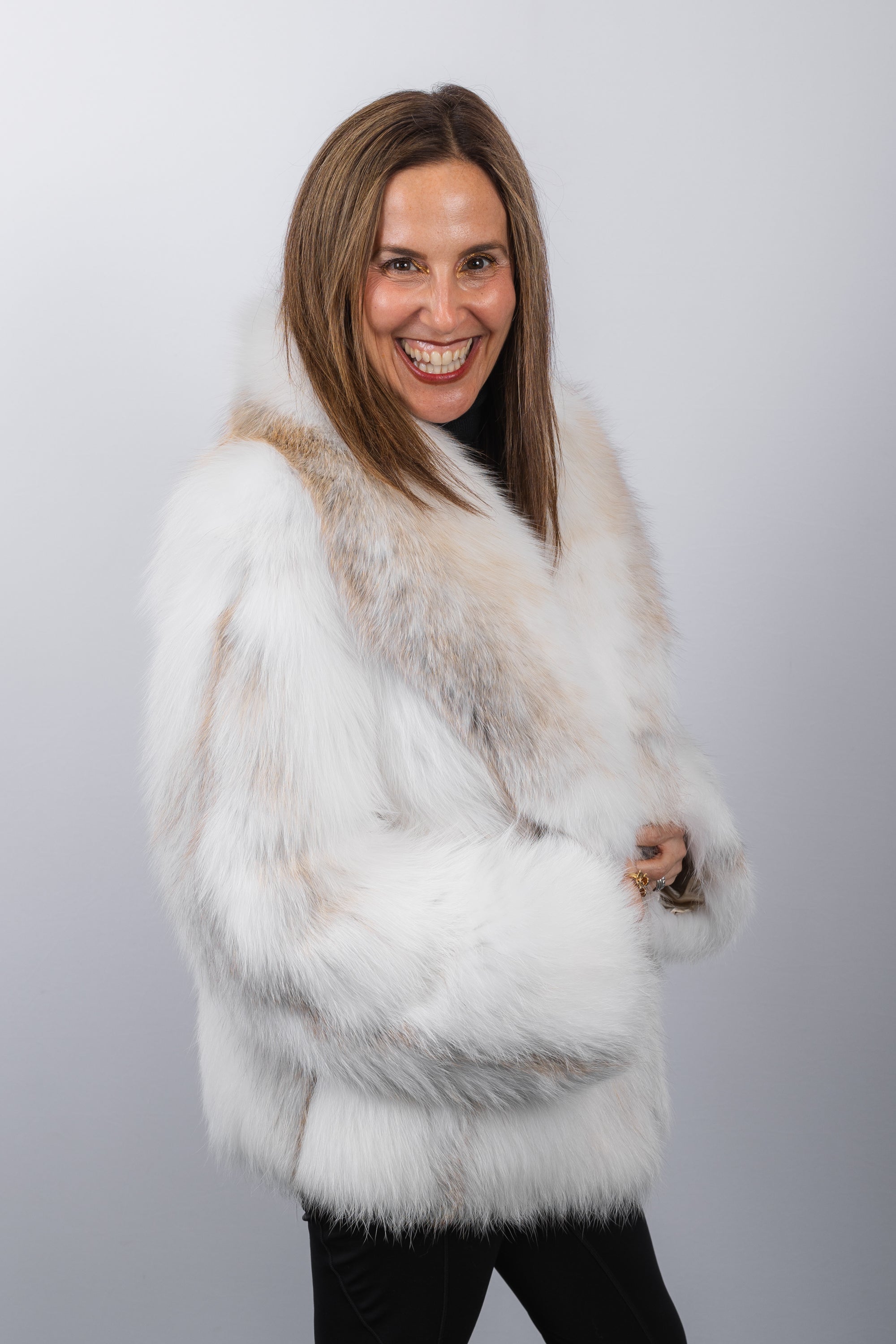 Natural Shadow Fawn Fox Jacket