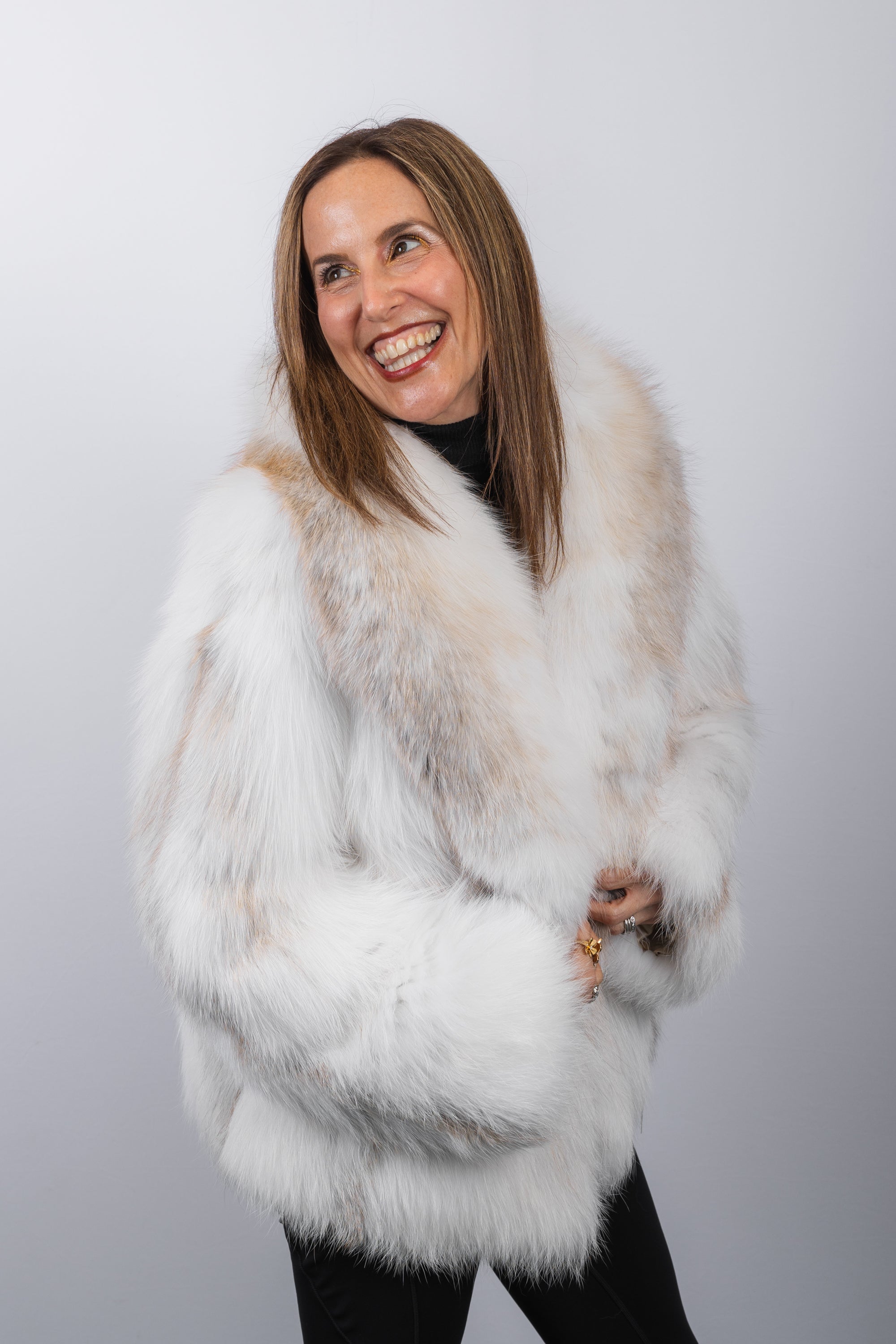 Natural Shadow Fawn Fox Jacket