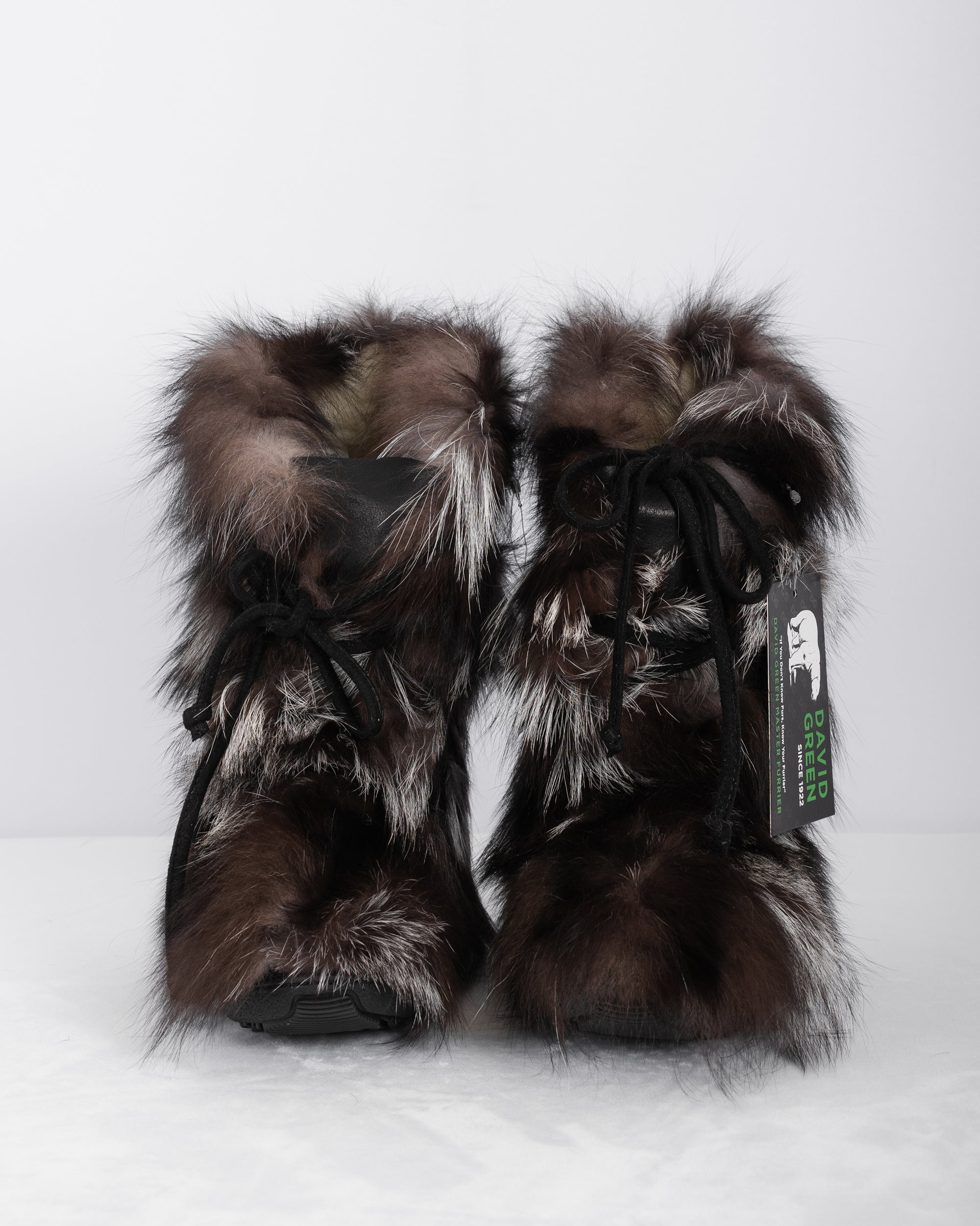 Natural Silver Fox Boots