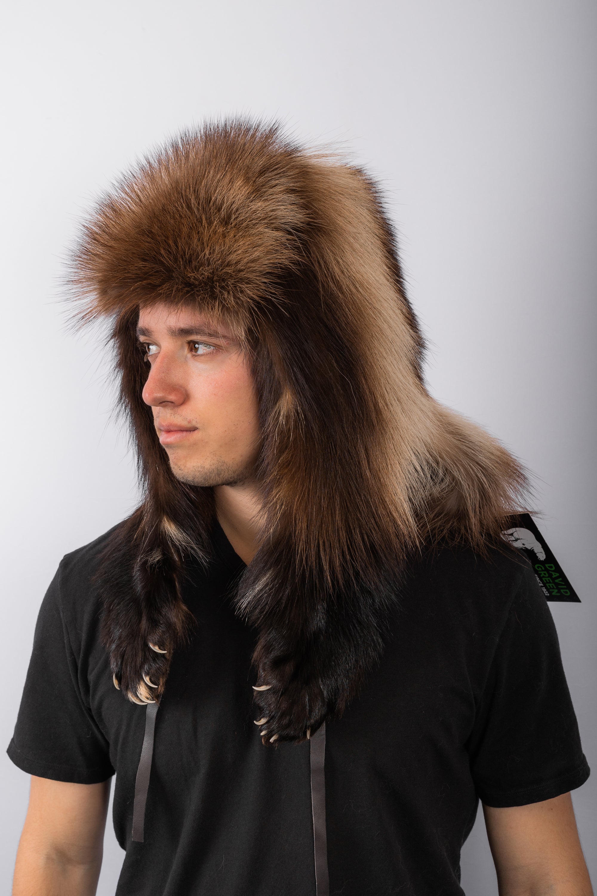Natural Wolverine Trapper Hat