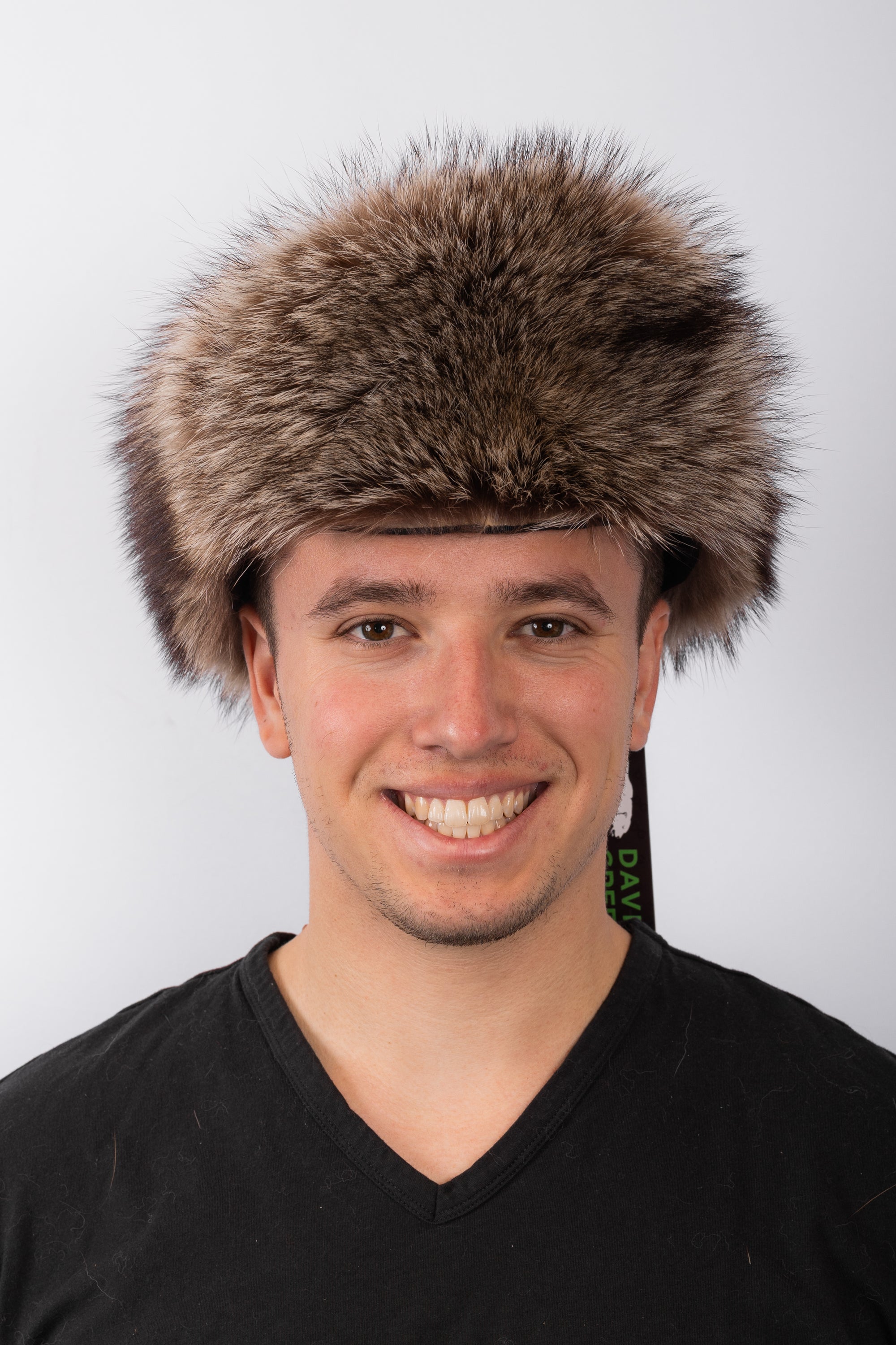 Natural Raccoon Trooper Hat