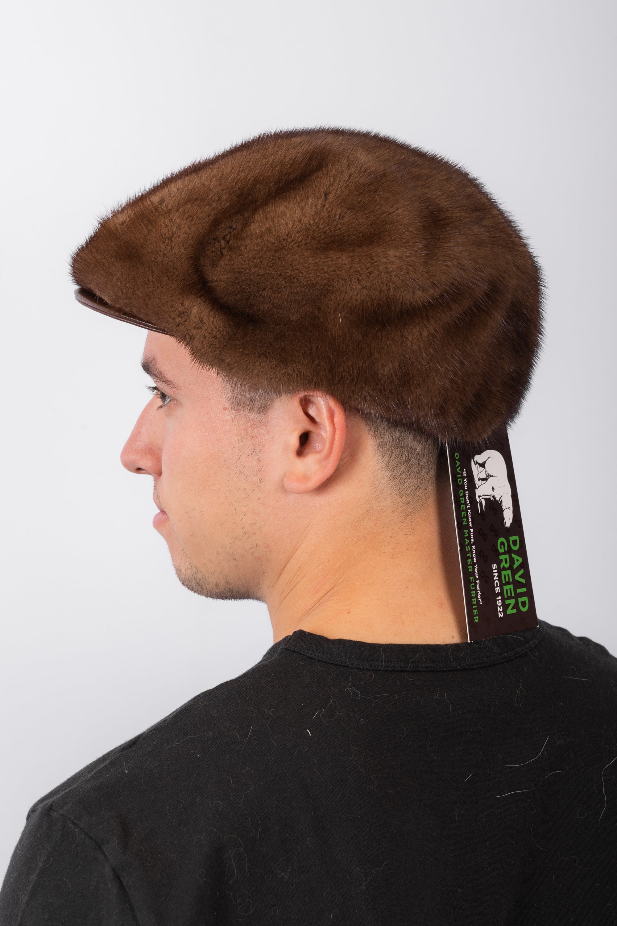 Natural Mocha Mink Hat