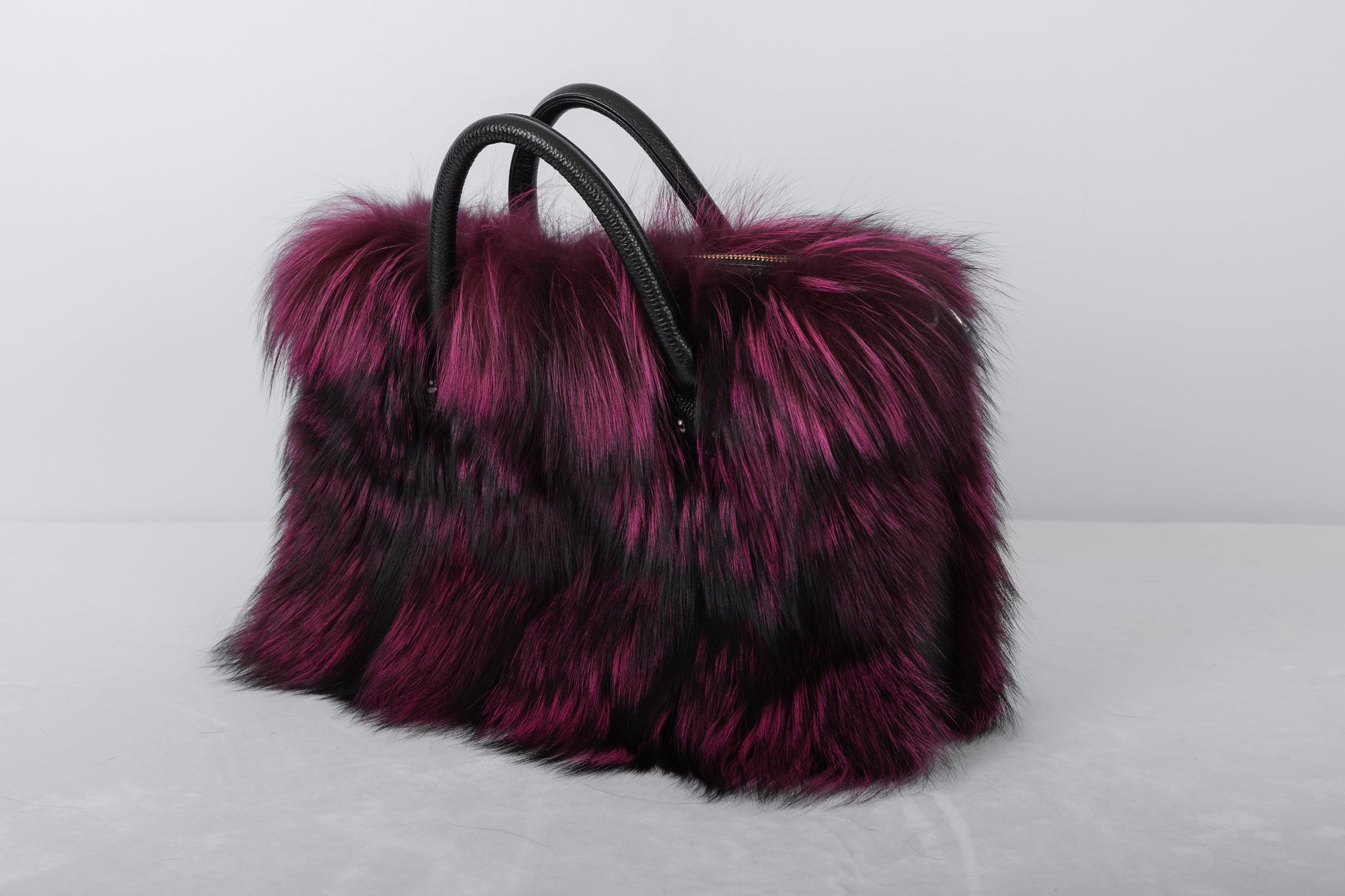 Fuchsia Silver Fox Handbag