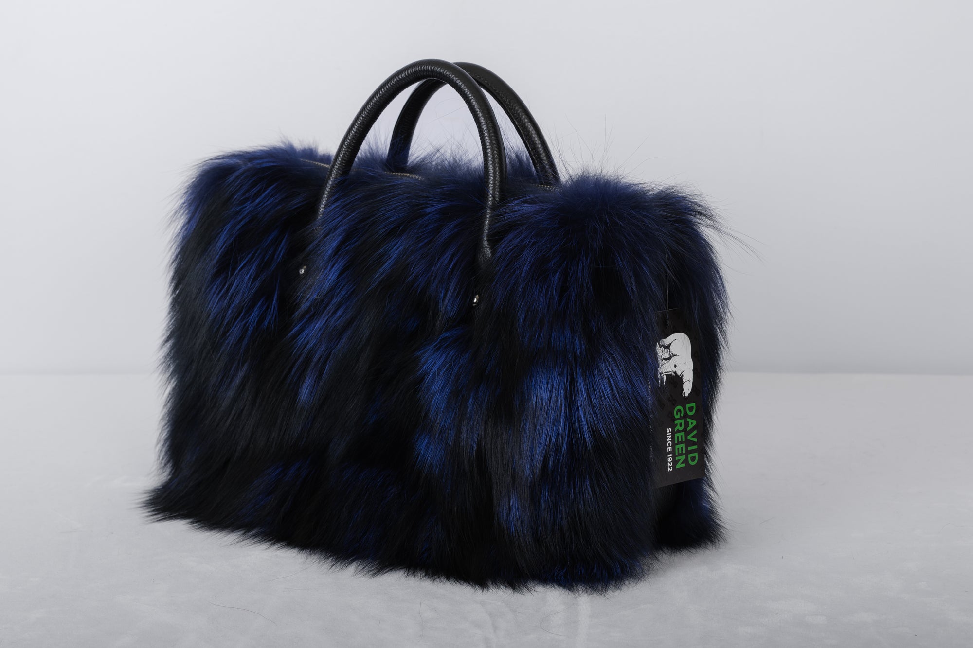Royal Blue Silver Fox Handbag
